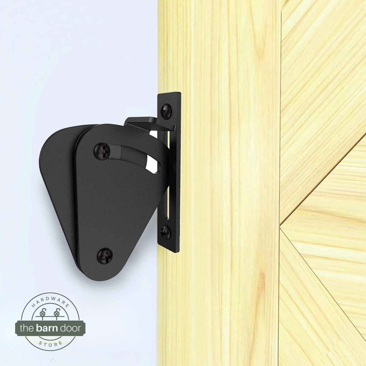Teardrop Barn Door Lock | Black