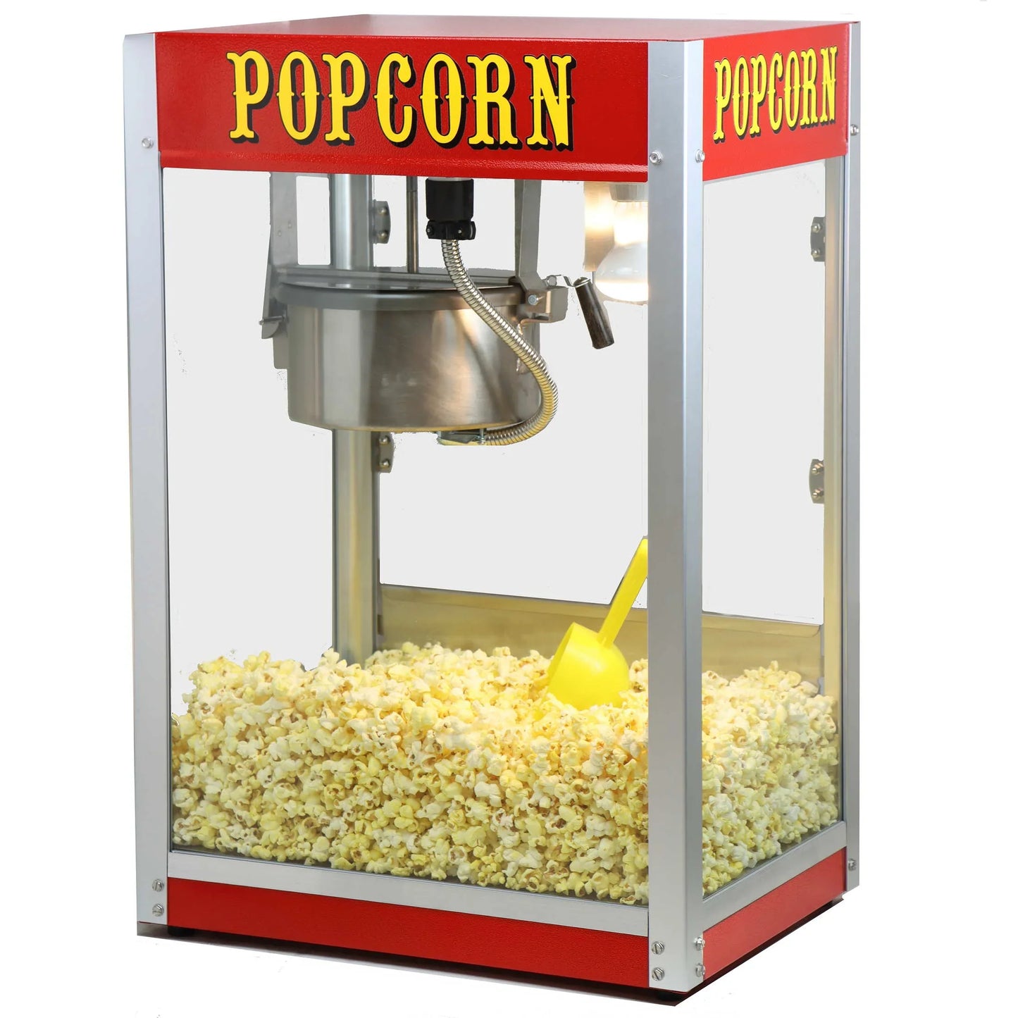 Theater Pop 4-12 Ounce Popcorn Machine with Cart by Paragon Concessions