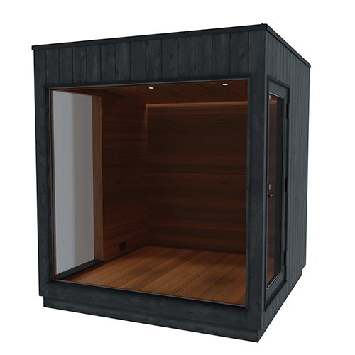 ThermaSol Nordic Misty Lounge Medium Outdoor Sauna Cabin