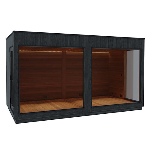 ThermaSol Nordic Misty Lounge - Fully Assembled XL Outdoor Sauna Cabin