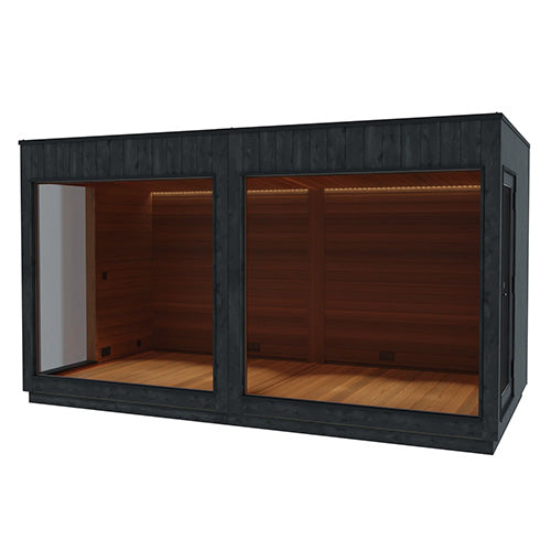 ThermaSol Nordic Misty Lounge - Fully Assembled XL Outdoor Sauna Cabin