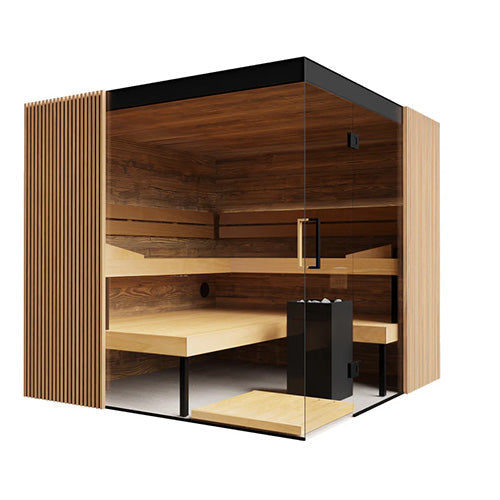 ThermaSol Aalto Sauna Cabin - Indoor Sauna Kit Up to 4 Persons