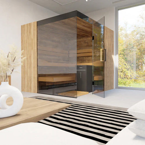 ThermaSol Aalto Sauna Cabin - Indoor Sauna Kit Up to 4 Persons