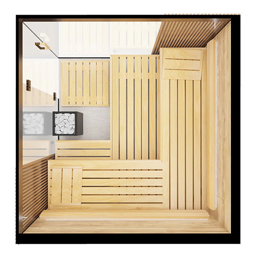 ThermaSol Aalto Sauna Cabin - Indoor Sauna Kit Up to 4 Persons