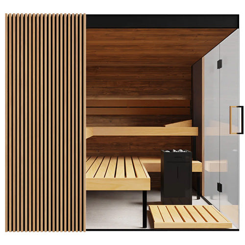 ThermaSol Aalto Sauna Cabin - Indoor Sauna Kit Up to 4 Persons