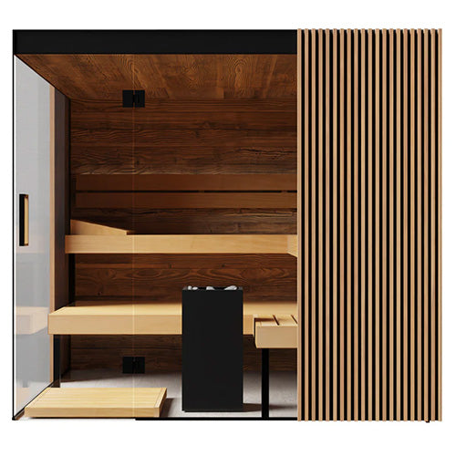 ThermaSol Aalto Sauna Cabin - Indoor Sauna Kit Up to 4 Persons