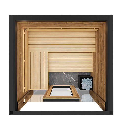 ThermaSol Fortis Sauna Cabin - Fully Assembled Outdoor Sauna