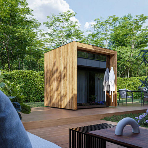 ThermaSol Fortis Sauna Cabin - Fully Assembled Outdoor Sauna