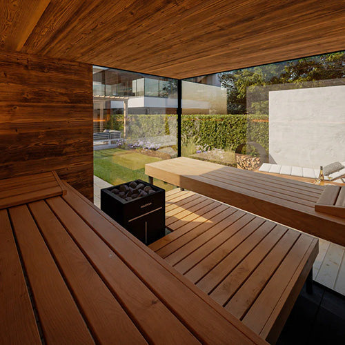 ThermaSol Ombra Sauna Cabin - Fully Assembled Outdoor Sauna