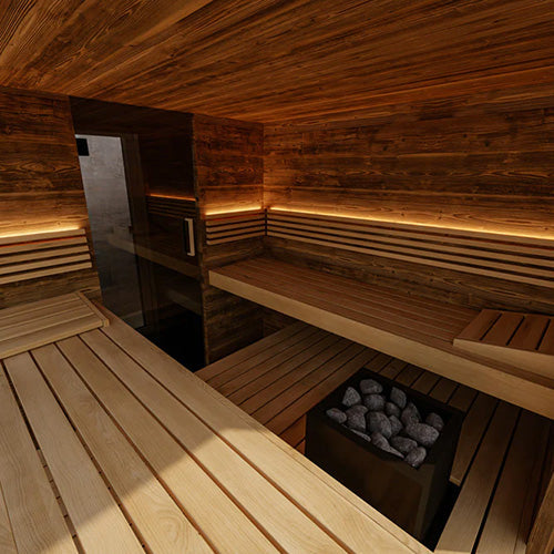 ThermaSol Ombra Sauna Cabin - Fully Assembled Outdoor Sauna