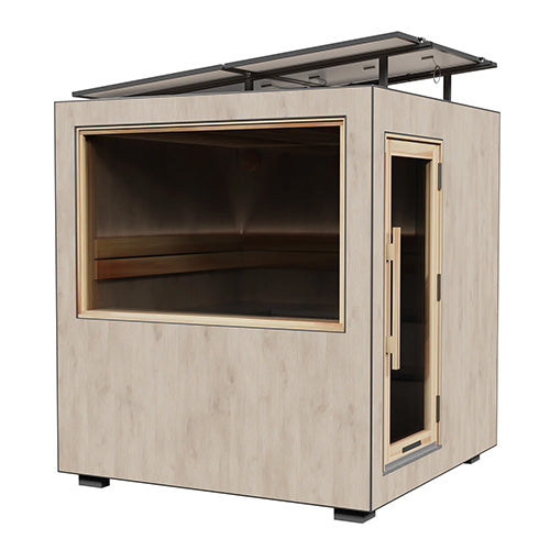 ThermaSol Solaris Sauna Cabin - Fully Assembled Outdoor Sauna