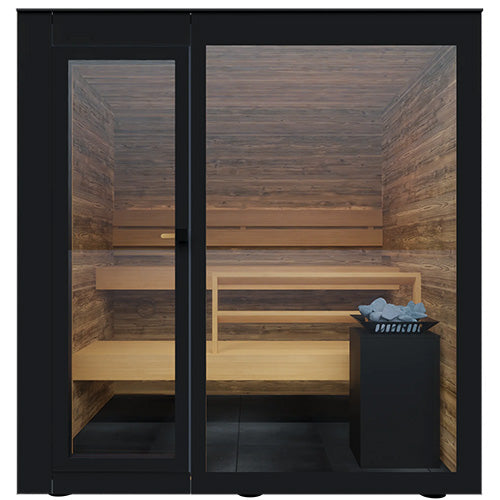 ThermaSol Spectra Sauna Cabin - Fully Assembled Outdoor Sauna