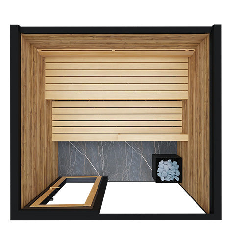 ThermaSol Spectra Sauna Cabin - Fully Assembled Outdoor Sauna
