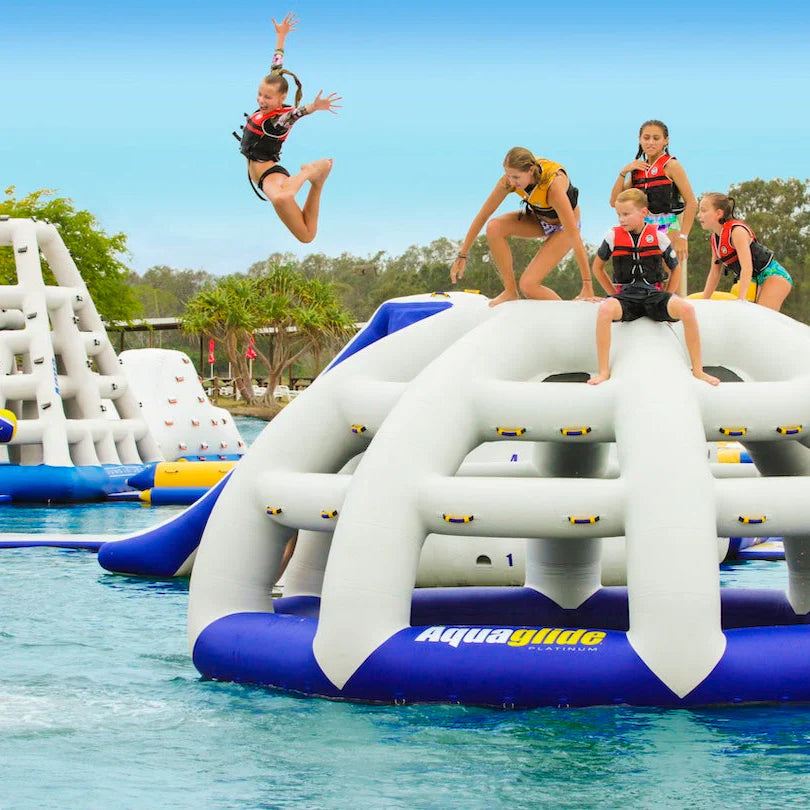 Aquaglide Thunderdome Inflatable Water Park