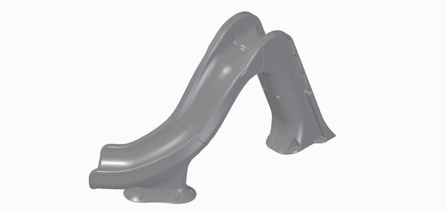 Tidal Wave Curved Pool Slide