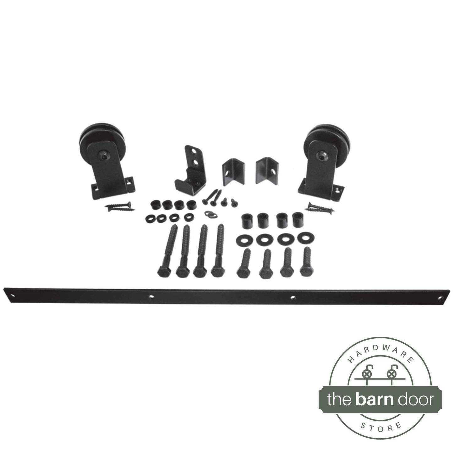 Mini Straight Strap Barn Door Hardware Kit