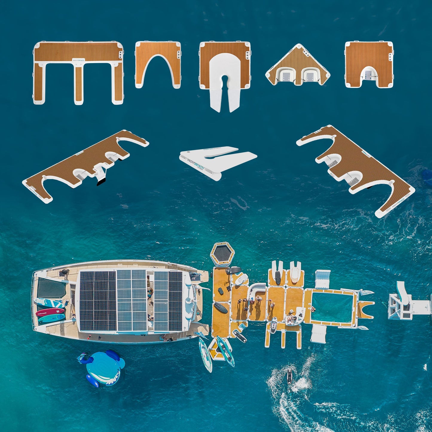 Yachtbeach by Spinera Single Jet Ski Dock [2.05 205 x 205 cm]
