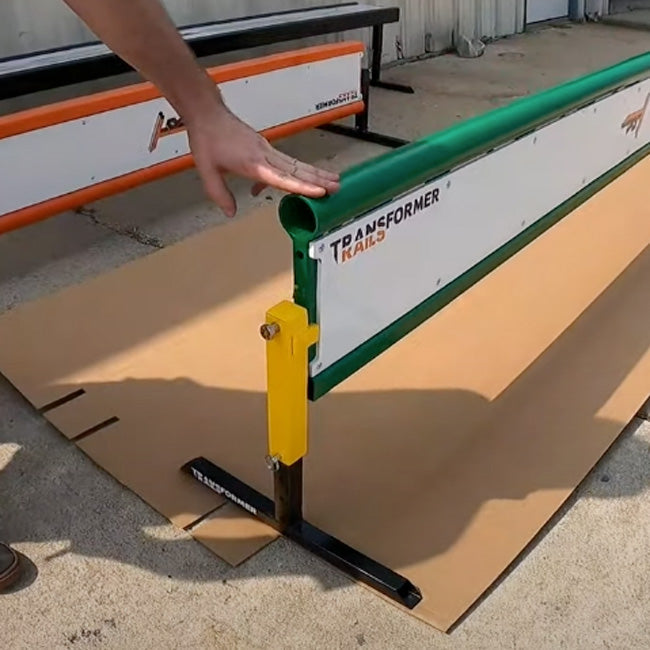 6ft Transforming Skateboard Rail by Transformer Rail
