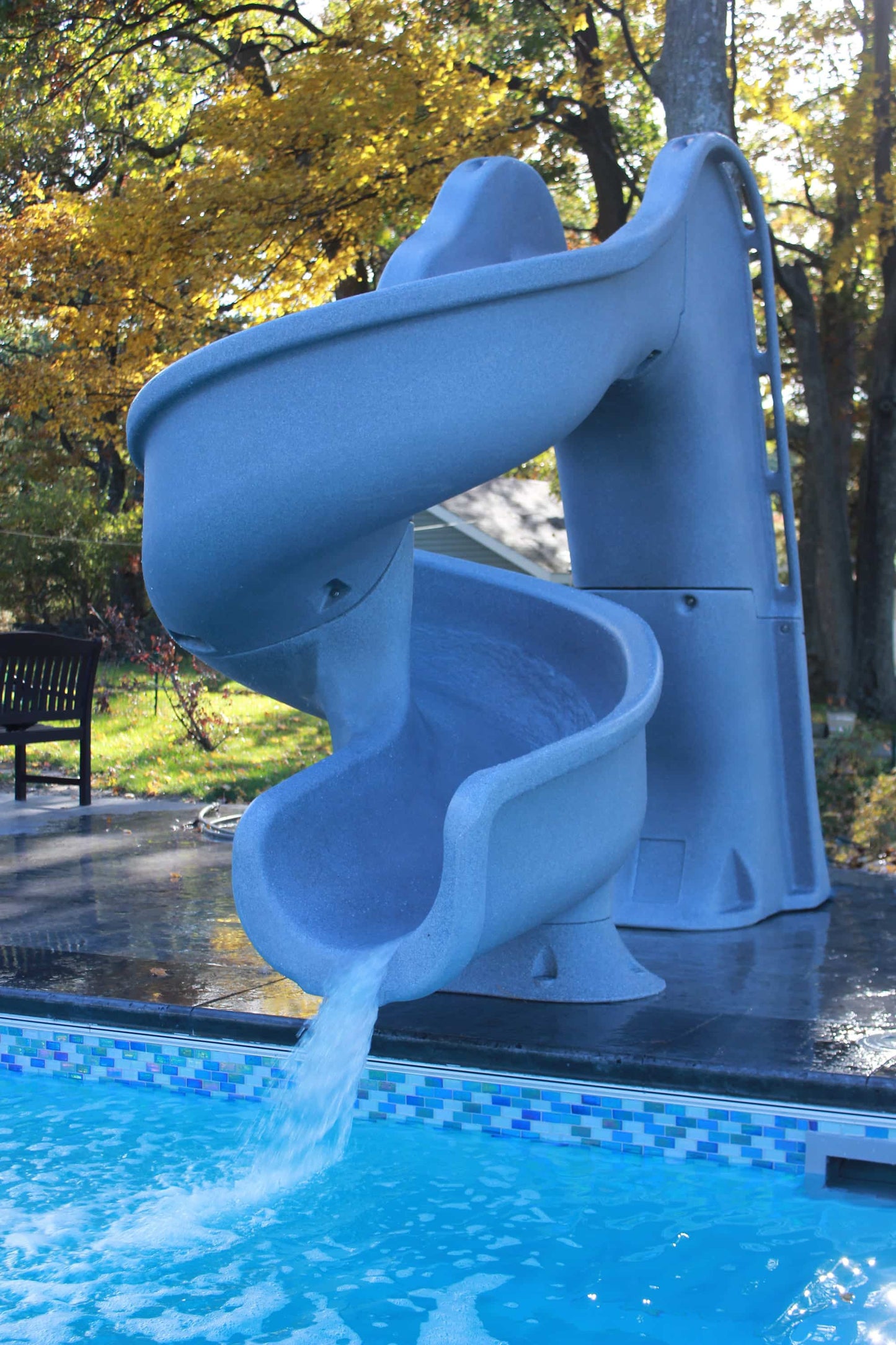 Tsunami Open Spiral Pool Slide