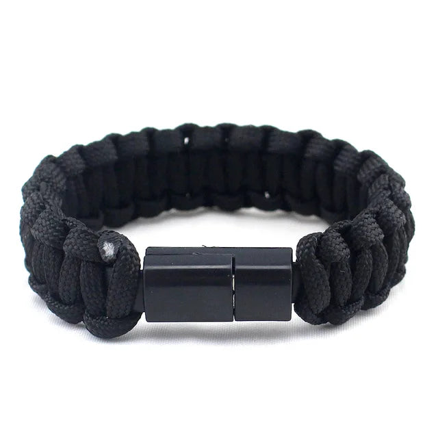 USB Cable Bracelet Charging Sync Data Cable Cord