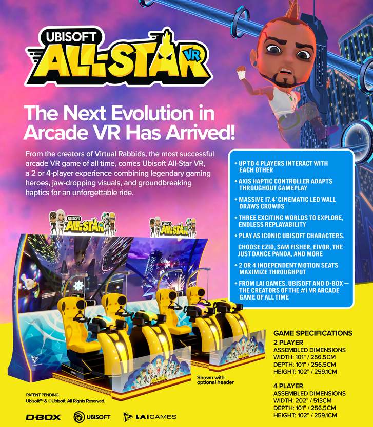 Ubisoft All-Star VR Arcade Game by LAI Games