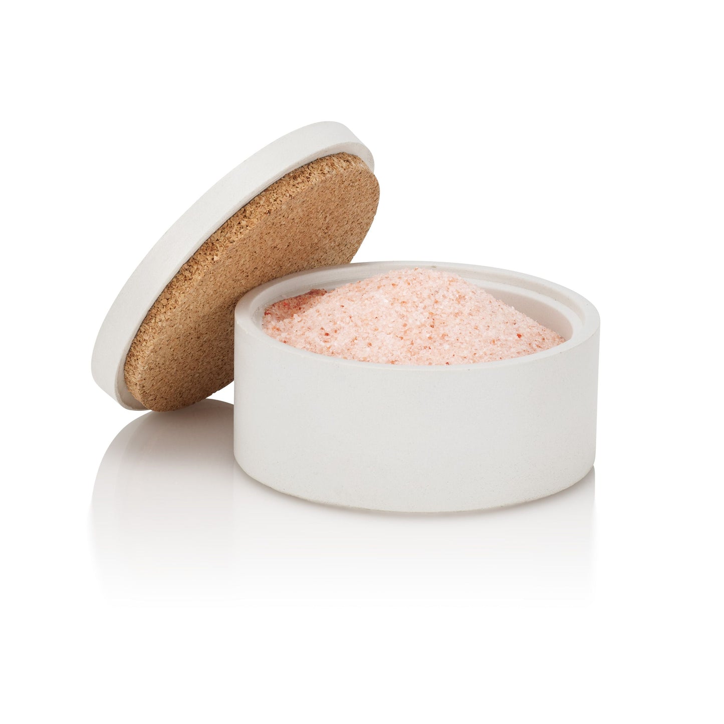 Concrete Classic Salt & Spice Cellar: White