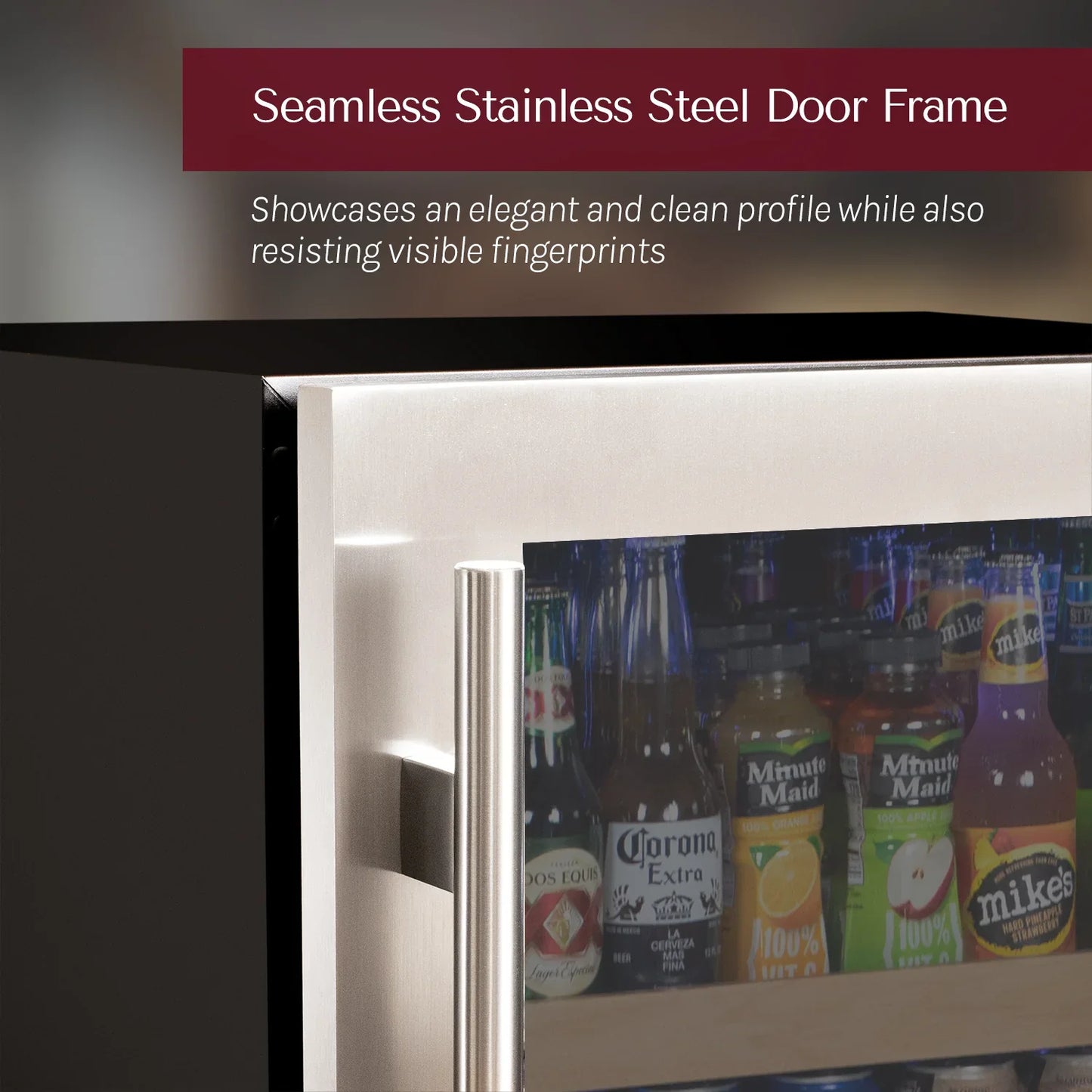 Allavino 24" Wide Reserva Series Stainless Steel Beverage Center