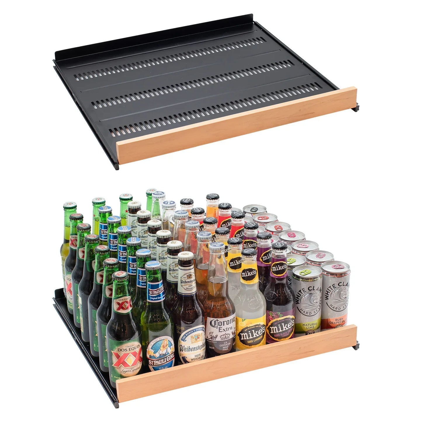 Allavino Reserva Series Stainless Steel Side-by-Side Beverage Center