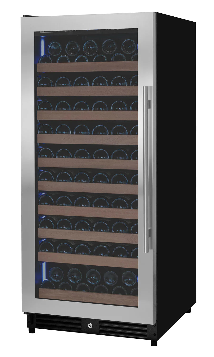 Allavino 119 Bottle 55" Tall Stainless Steel Wine Refrigerator