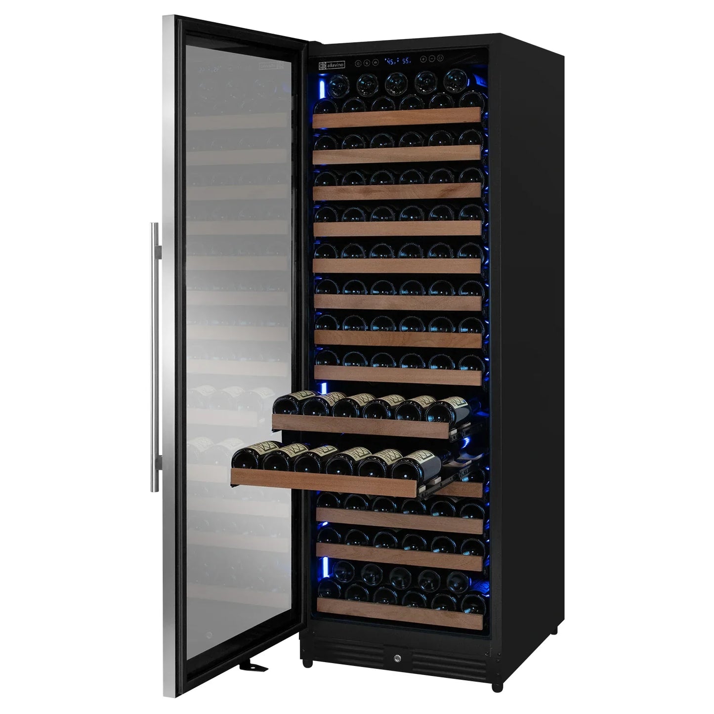 Allavino Reserva Series 163 Bottle 71" Tall Single Zone Stainless Steel Wine Refrigerator