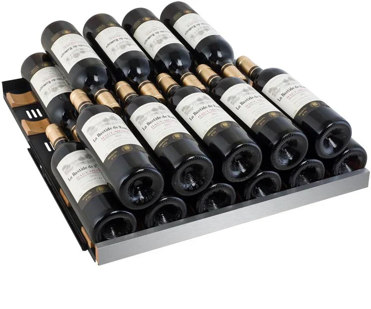 Allavino 24" Wide FlexCount II Tru-Vino 121 Bottle Dual Zone Stainless SteelWine Refrigerator