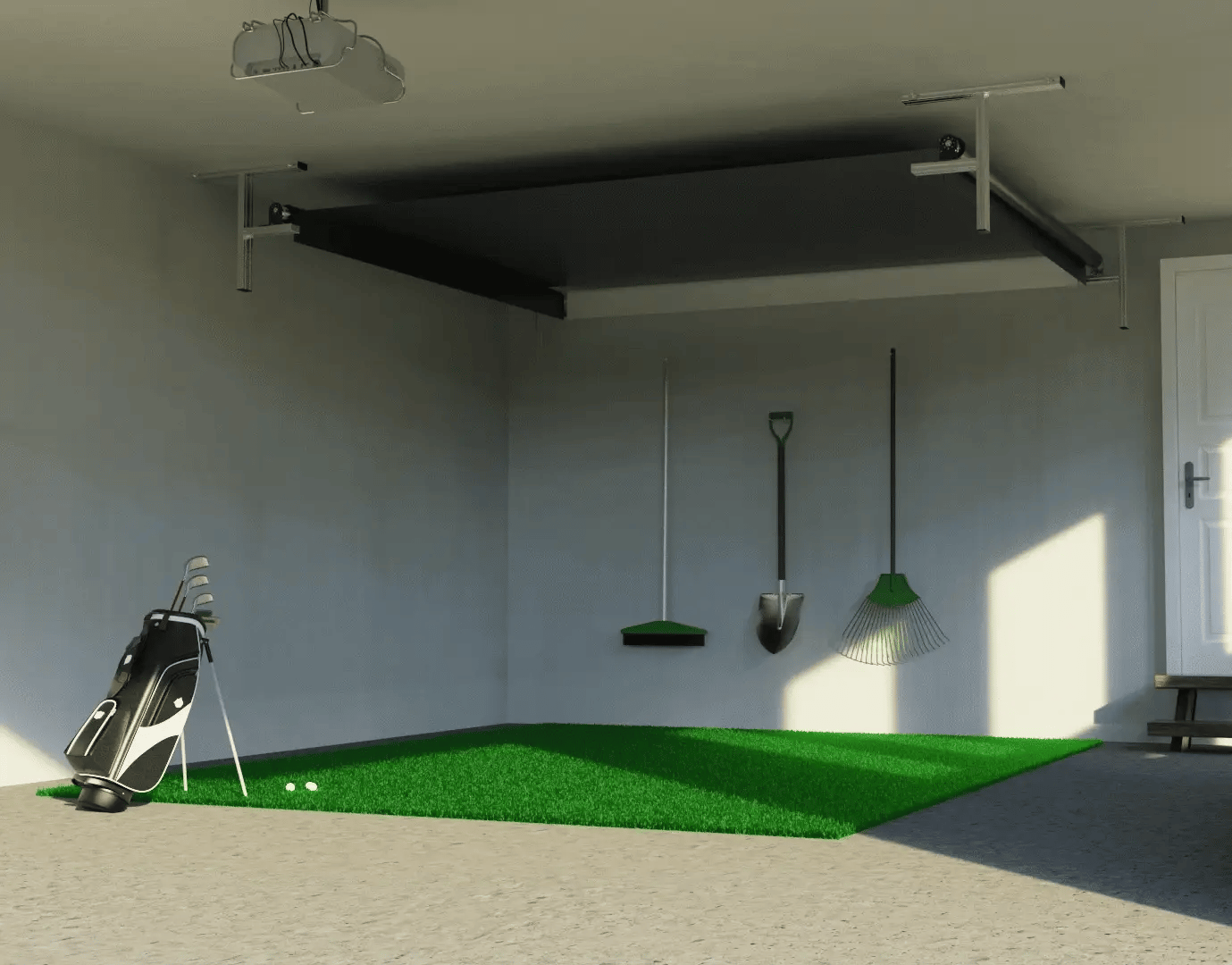 The Sport Screen Vanish Series Retractable Golf Enclosure