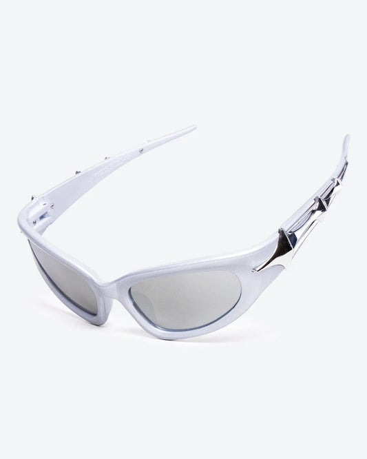VERVE - Smoke Mirrored Lenses, White Frame