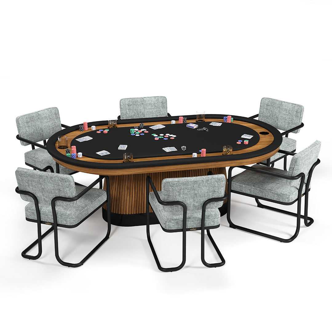 RAM Gameroom Prohibition Texas Hold'em Poker Table