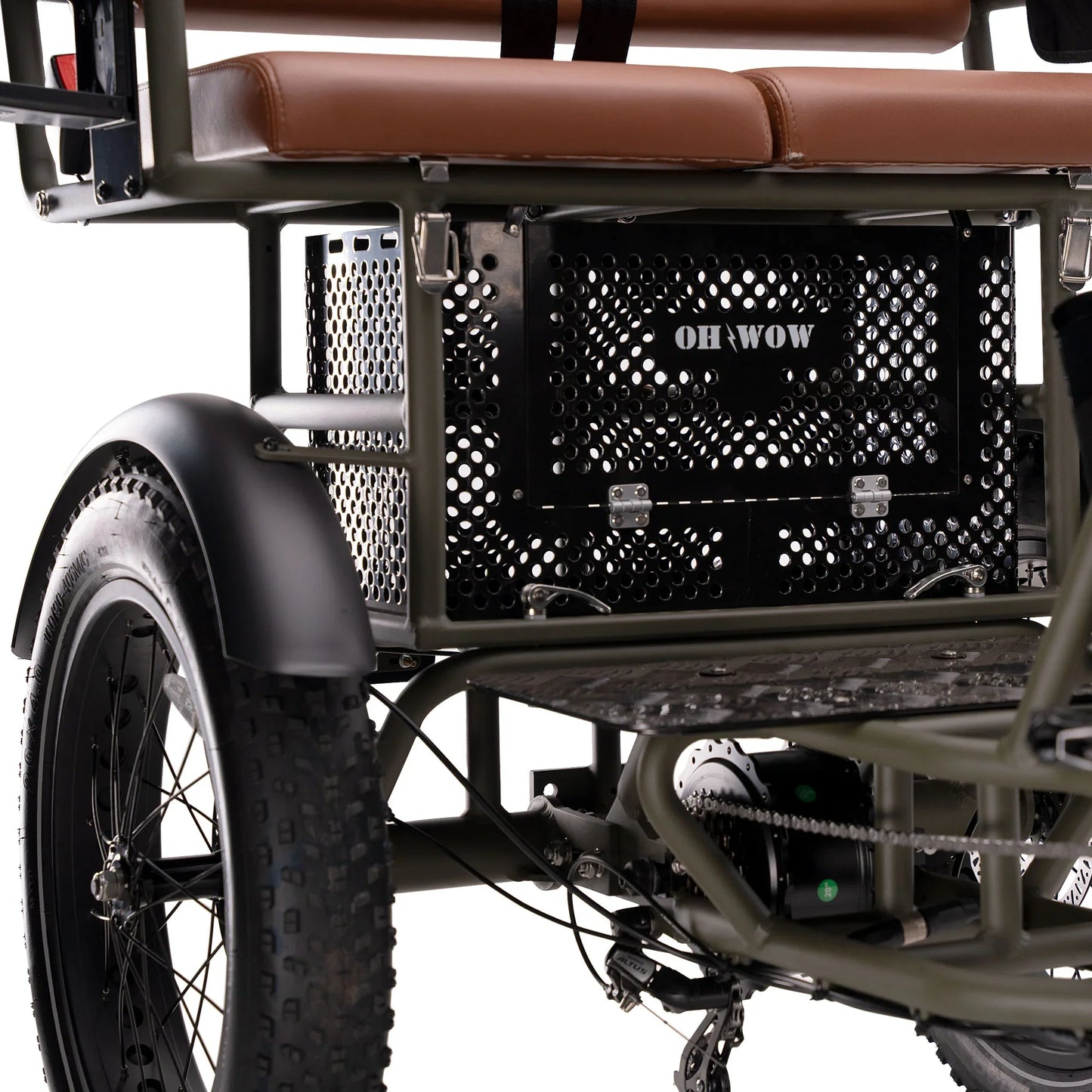 Oh Wow Cycles Conductor 4/3 Rear Drive Motor Rickshaw