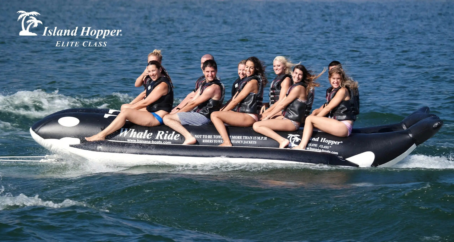 Island Hopper Whale Ride 10 Passenger “Elite Class” Banana Boat Heavy Commercial Side-by-Side