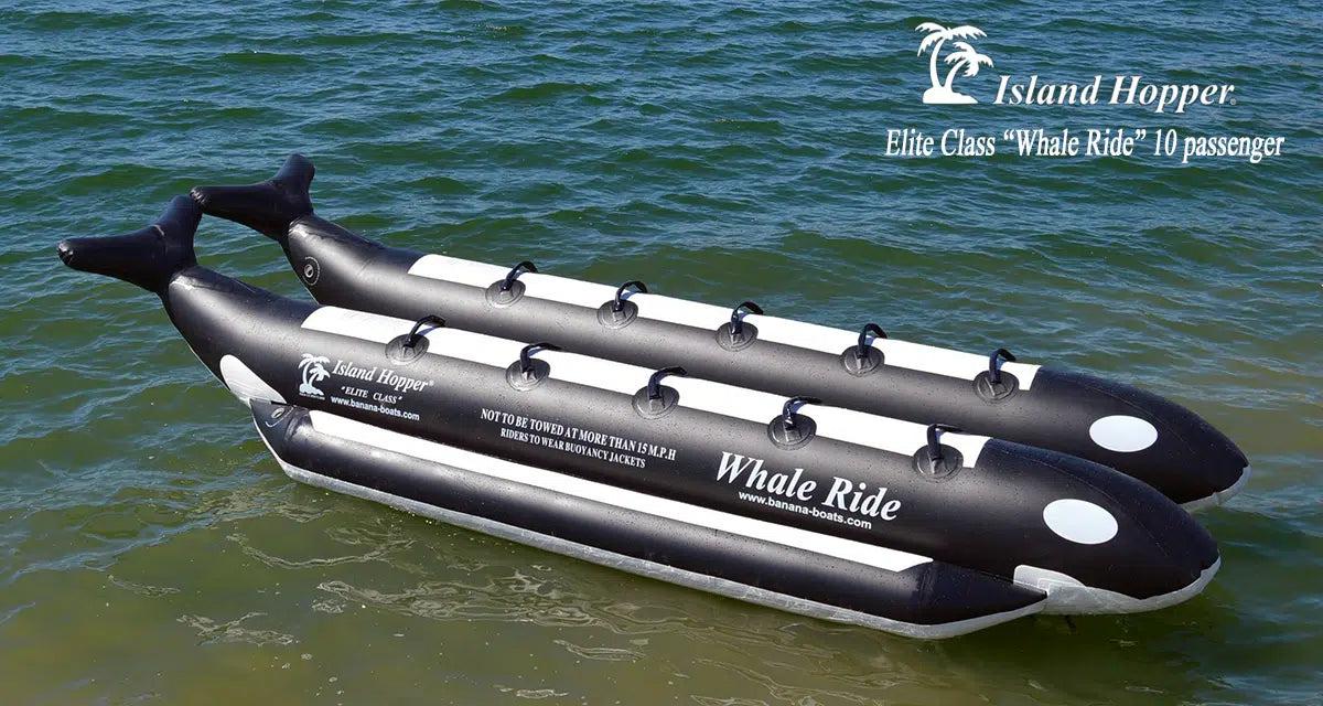 Island Hopper Whale Ride 10 Passenger “Elite Class” Banana Boat Heavy Commercial Side-by-Side
