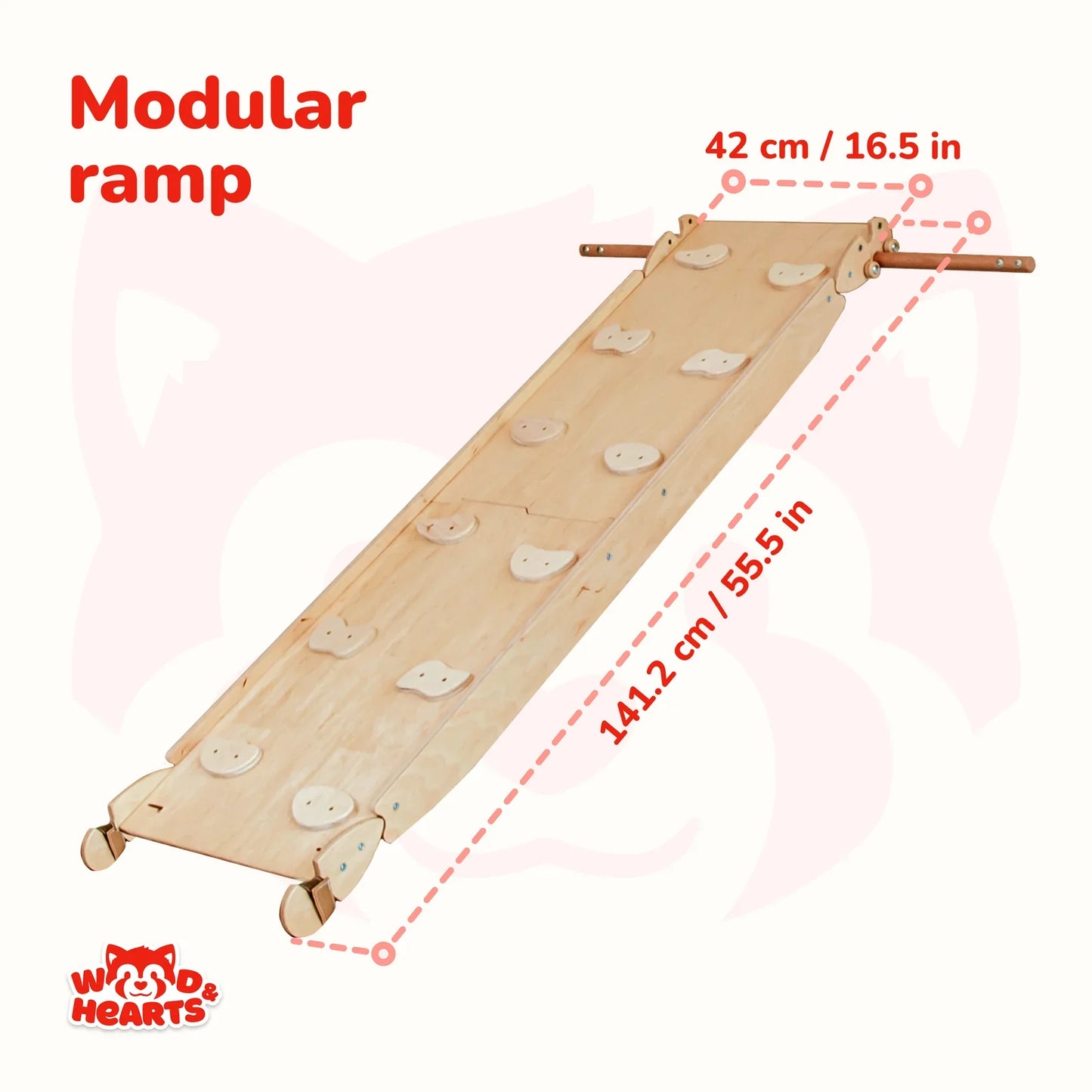 Kid Climbing Structure by Wood and Hearts