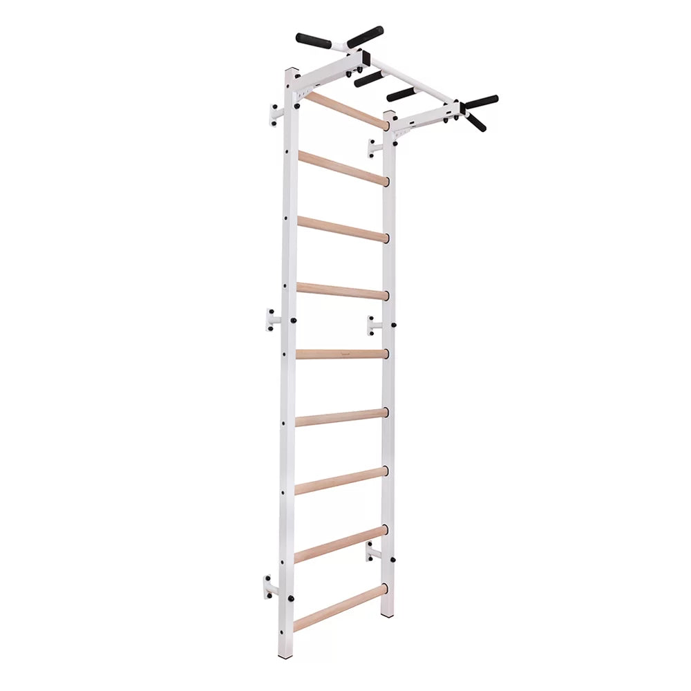 BenchK 721 Exercise Rehabilitation Wooden Wall Bars with Gymnastic Accessories