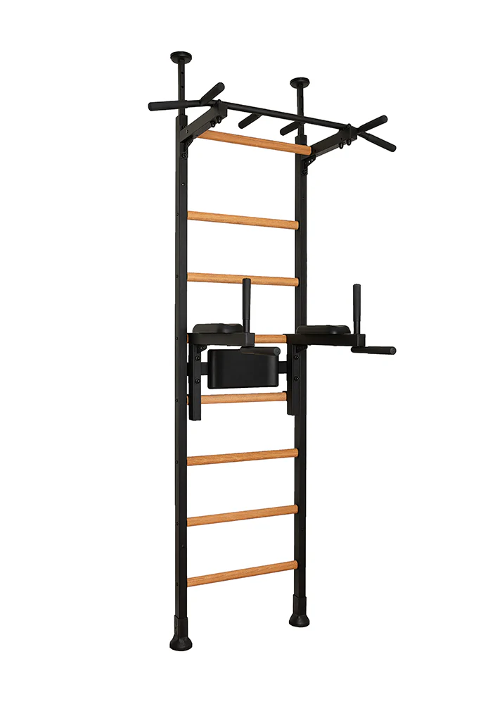 BenchK 522 Gymnastics Wall Bars with Dip Station and Pull-Up Bar