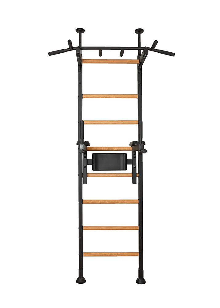 BenchK 522 Gymnastics Wall Bars with Dip Station and Pull-Up Bar