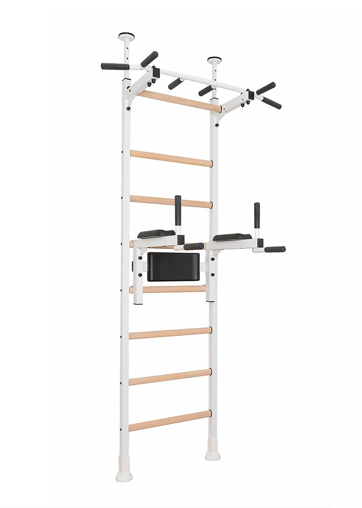 BenchK 522 Gymnastics Wall Bars with Dip Station and Pull-Up Bar