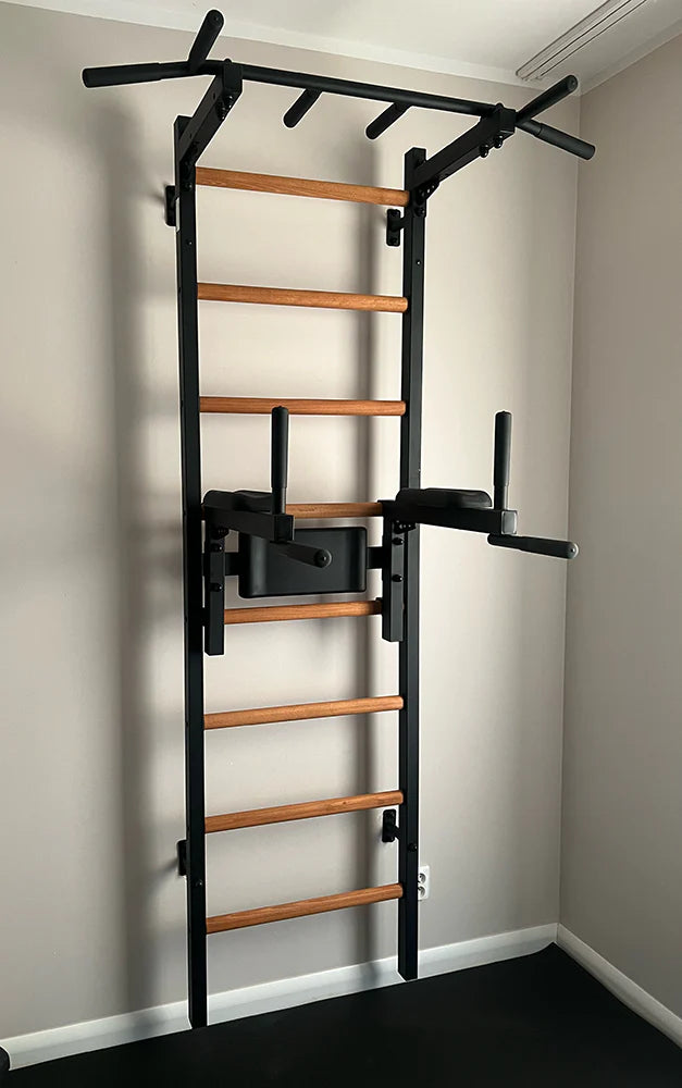 BenchK 222 Gymnastic Wall Bars with Pull-up and Dip Bar