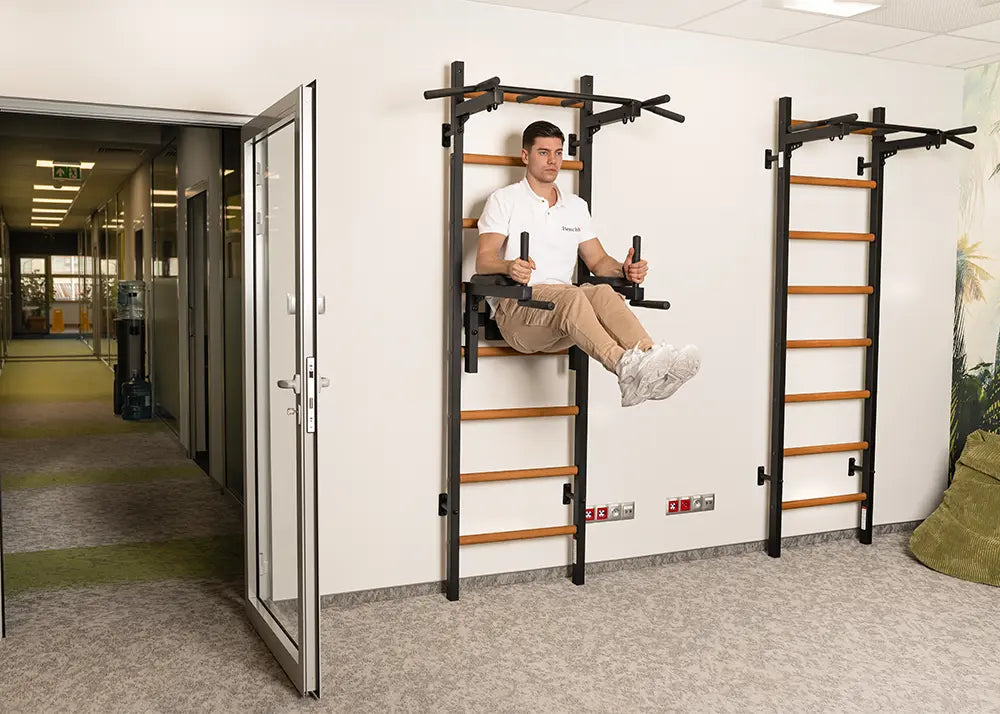 BenchK 222 Gymnastic Wall Bars with Pull-up and Dip Bar