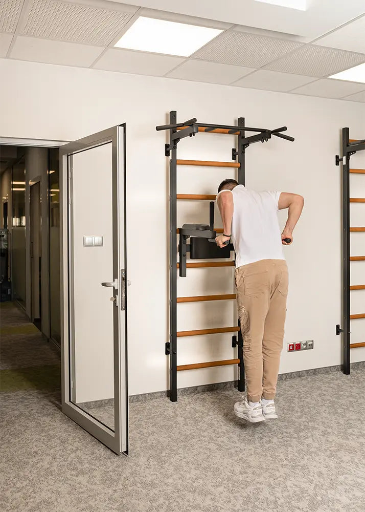 BenchK 222 Gymnastic Wall Bars with Pull-up and Dip Bar