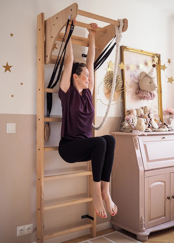 BenchK 112 Childrens Home Gymnastics Ladder with Removable Desk