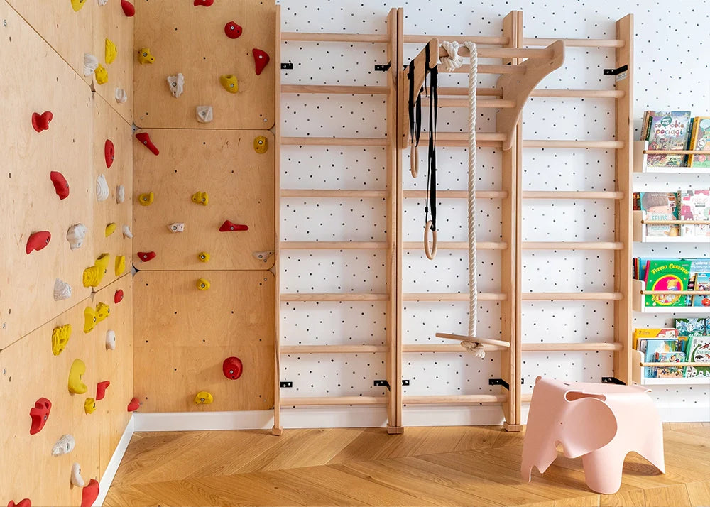 BenchK 111 Gymnastic Swedish Ladder - Wooden Wall Bars