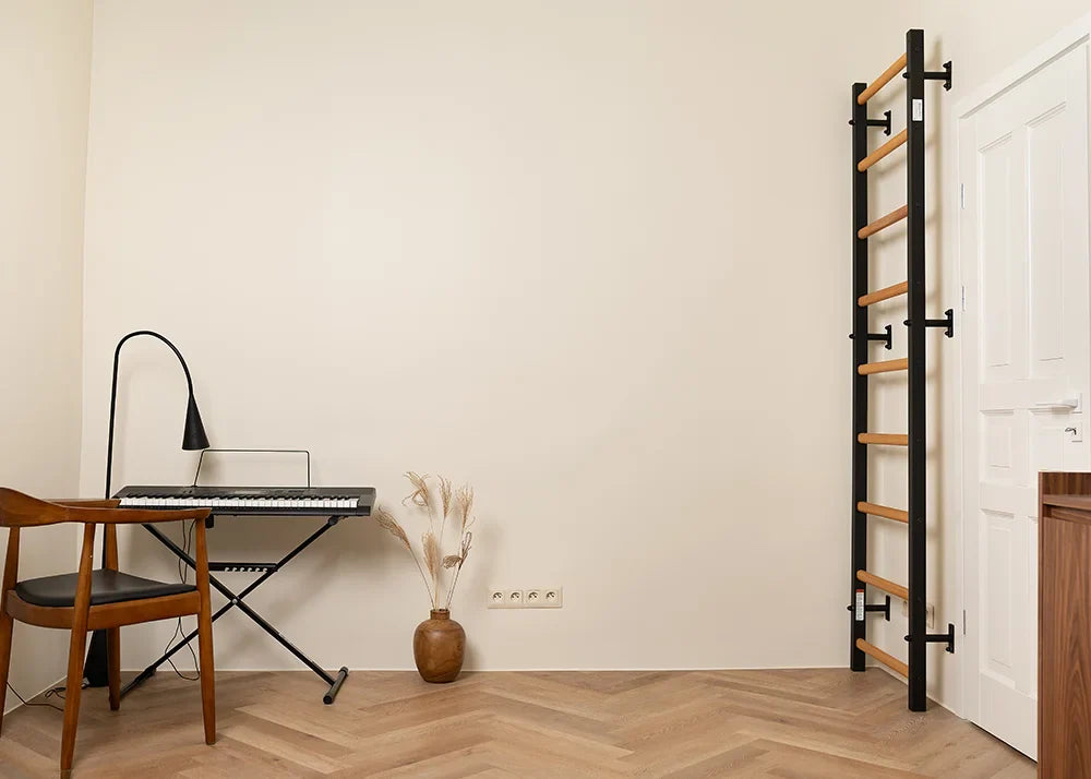BenchK 700 Gymnastics Ladder - Wooden Wall Bars with Metal Frame