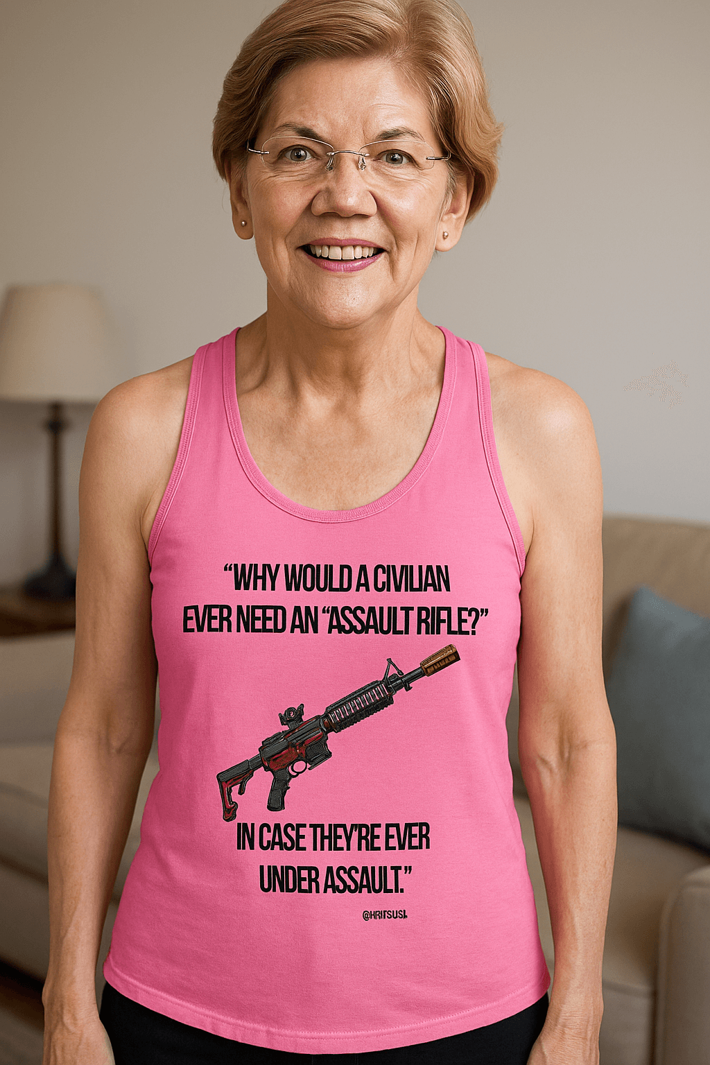 Ladies Assault Rifle T-Shirt - 4LibertyShop.com