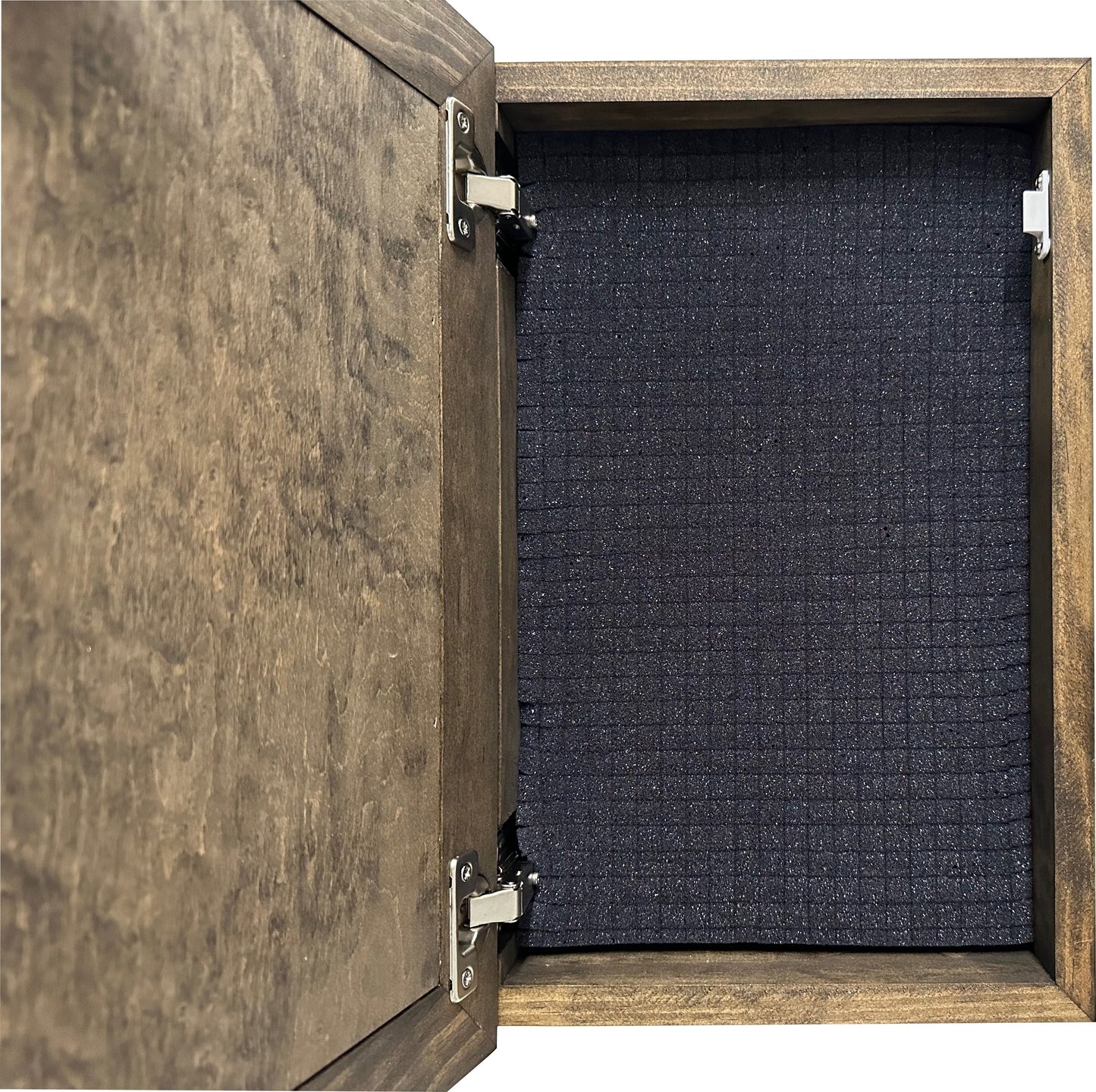 Hidden Gun Storage Cabinet Welcome to Our Home, Jacobean | Concealed Pistol Safe, Concealment Furniture, Handmade in the USA, Home Self Defense